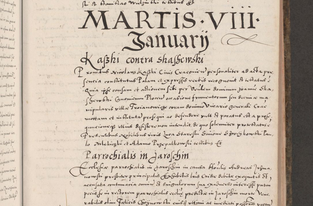 Zdjęcie nr 109 dla obiektu archiwalnego: Acta actorum causarum, sententiarum tam diffinitivarum quam interloquutoriarum, decretorum, obligationum, quietationum, constitutionum procuratorum etc. coram reverendo domino Martino Izdbienski de Russiecz archidiacono Posnaniensi, custode et in spiritualibus vicario generali Cracoviensi, ad annum Domini millesimum quingesimum sexagesimum quintum, cuius indictio octava, pontificatus Pii pape, annus sextus, continuantur