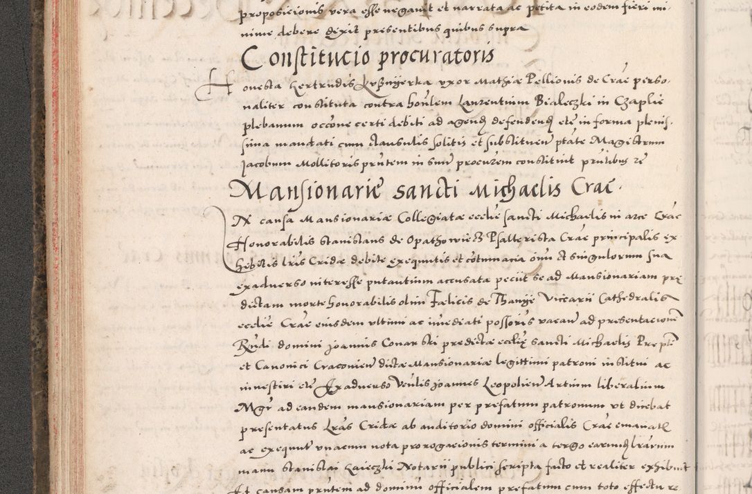 Zdjęcie nr 102 dla obiektu archiwalnego: Acta actorum causarum, sententiarum tam diffinitivarum quam interloquutoriarum, decretorum, obligationum, quietationum, constitutionum procuratorum etc. coram reverendo domino Martino Izdbienski de Russiecz archidiacono Posnaniensi, custode et in spiritualibus vicario generali Cracoviensi, ad annum Domini millesimum quingesimum sexagesimum quintum, cuius indictio octava, pontificatus Pii pape, annus sextus, continuantur