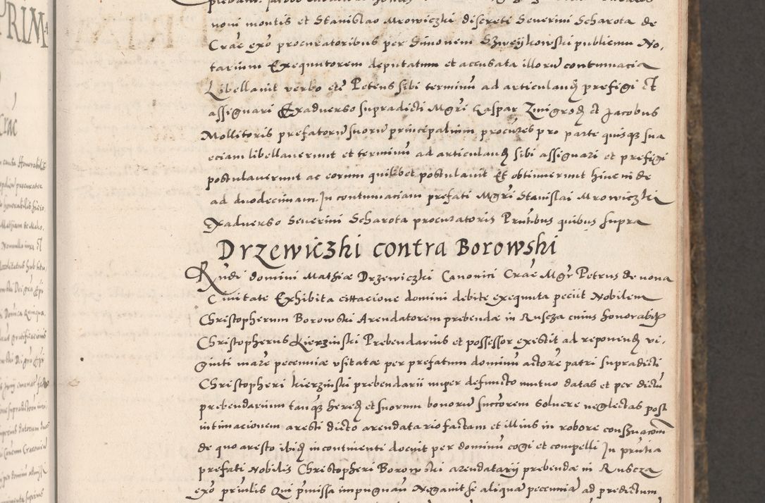 Zdjęcie nr 91 dla obiektu archiwalnego: Acta actorum causarum, sententiarum tam diffinitivarum quam interloquutoriarum, decretorum, obligationum, quietationum, constitutionum procuratorum etc. coram reverendo domino Martino Izdbienski de Russiecz archidiacono Posnaniensi, custode et in spiritualibus vicario generali Cracoviensi, ad annum Domini millesimum quingesimum sexagesimum quintum, cuius indictio octava, pontificatus Pii pape, annus sextus, continuantur