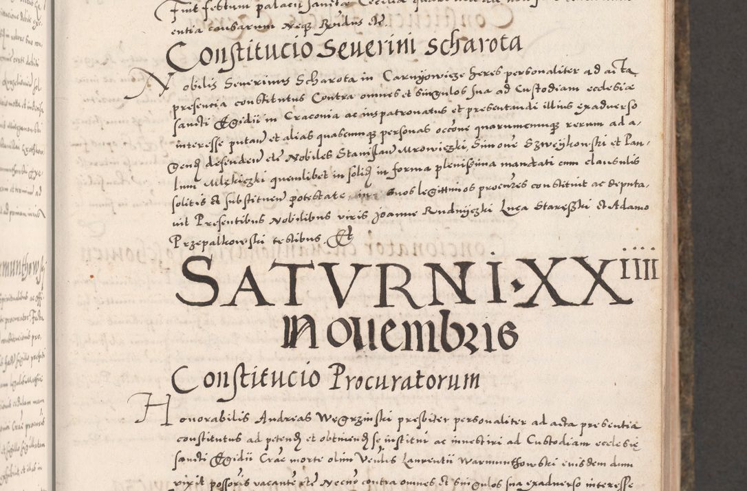 Zdjęcie nr 81 dla obiektu archiwalnego: Acta actorum causarum, sententiarum tam diffinitivarum quam interloquutoriarum, decretorum, obligationum, quietationum, constitutionum procuratorum etc. coram reverendo domino Martino Izdbienski de Russiecz archidiacono Posnaniensi, custode et in spiritualibus vicario generali Cracoviensi, ad annum Domini millesimum quingesimum sexagesimum quintum, cuius indictio octava, pontificatus Pii pape, annus sextus, continuantur