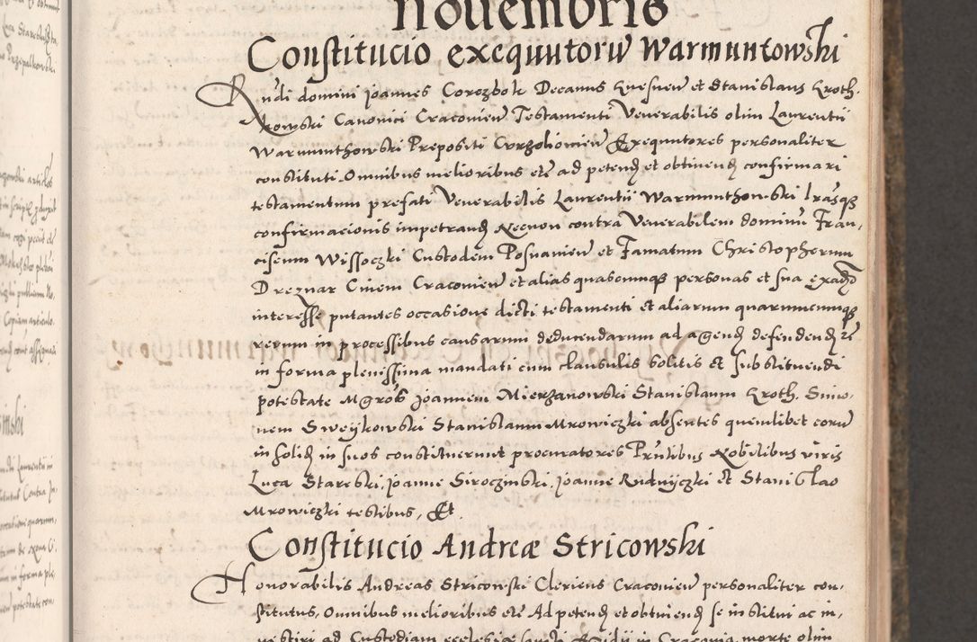 Zdjęcie nr 79 dla obiektu archiwalnego: Acta actorum causarum, sententiarum tam diffinitivarum quam interloquutoriarum, decretorum, obligationum, quietationum, constitutionum procuratorum etc. coram reverendo domino Martino Izdbienski de Russiecz archidiacono Posnaniensi, custode et in spiritualibus vicario generali Cracoviensi, ad annum Domini millesimum quingesimum sexagesimum quintum, cuius indictio octava, pontificatus Pii pape, annus sextus, continuantur