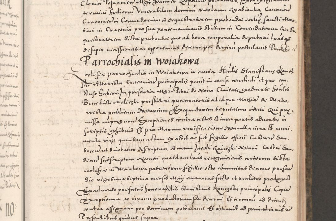 Zdjęcie nr 77 dla obiektu archiwalnego: Acta actorum causarum, sententiarum tam diffinitivarum quam interloquutoriarum, decretorum, obligationum, quietationum, constitutionum procuratorum etc. coram reverendo domino Martino Izdbienski de Russiecz archidiacono Posnaniensi, custode et in spiritualibus vicario generali Cracoviensi, ad annum Domini millesimum quingesimum sexagesimum quintum, cuius indictio octava, pontificatus Pii pape, annus sextus, continuantur