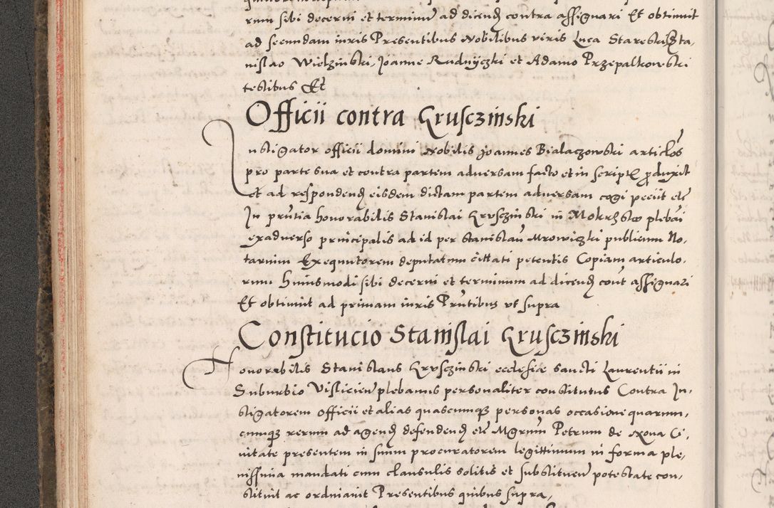 Zdjęcie nr 78 dla obiektu archiwalnego: Acta actorum causarum, sententiarum tam diffinitivarum quam interloquutoriarum, decretorum, obligationum, quietationum, constitutionum procuratorum etc. coram reverendo domino Martino Izdbienski de Russiecz archidiacono Posnaniensi, custode et in spiritualibus vicario generali Cracoviensi, ad annum Domini millesimum quingesimum sexagesimum quintum, cuius indictio octava, pontificatus Pii pape, annus sextus, continuantur
