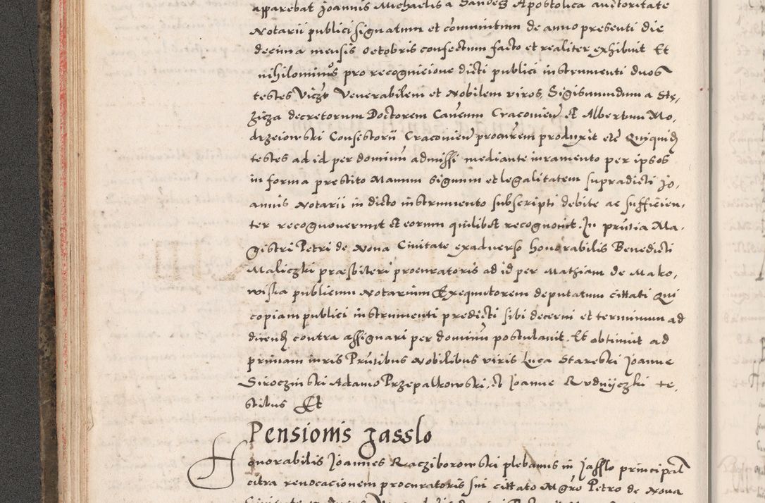 Zdjęcie nr 74 dla obiektu archiwalnego: Acta actorum causarum, sententiarum tam diffinitivarum quam interloquutoriarum, decretorum, obligationum, quietationum, constitutionum procuratorum etc. coram reverendo domino Martino Izdbienski de Russiecz archidiacono Posnaniensi, custode et in spiritualibus vicario generali Cracoviensi, ad annum Domini millesimum quingesimum sexagesimum quintum, cuius indictio octava, pontificatus Pii pape, annus sextus, continuantur