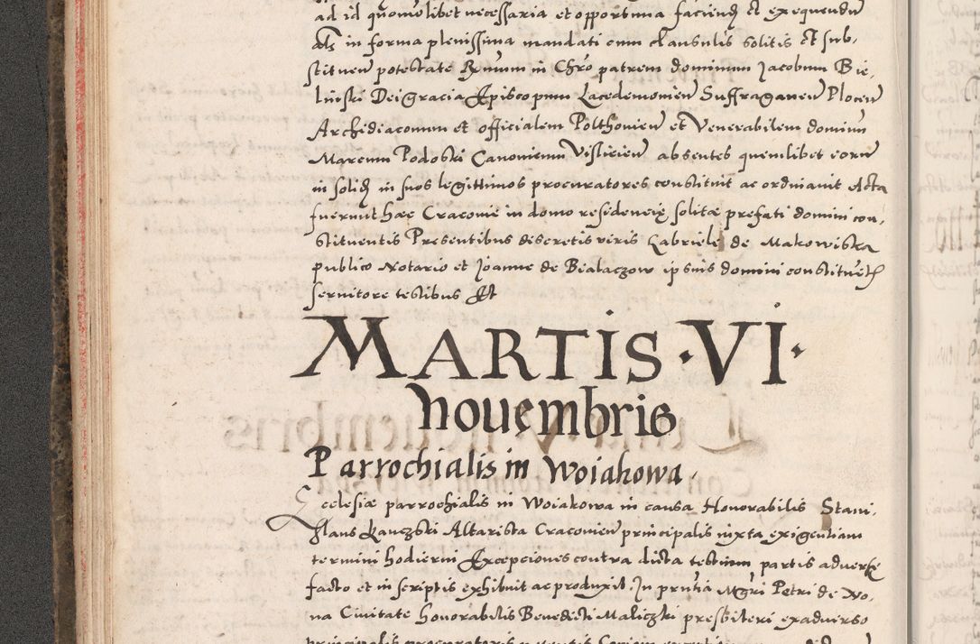 Zdjęcie nr 70 dla obiektu archiwalnego: Acta actorum causarum, sententiarum tam diffinitivarum quam interloquutoriarum, decretorum, obligationum, quietationum, constitutionum procuratorum etc. coram reverendo domino Martino Izdbienski de Russiecz archidiacono Posnaniensi, custode et in spiritualibus vicario generali Cracoviensi, ad annum Domini millesimum quingesimum sexagesimum quintum, cuius indictio octava, pontificatus Pii pape, annus sextus, continuantur