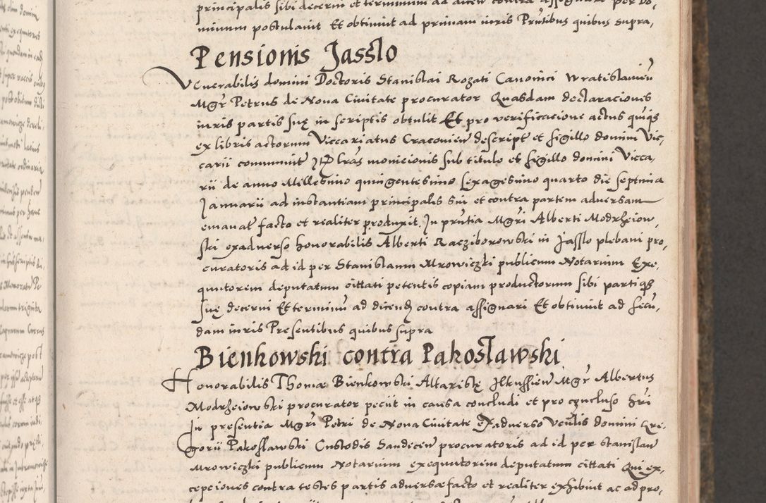 Zdjęcie nr 65 dla obiektu archiwalnego: Acta actorum causarum, sententiarum tam diffinitivarum quam interloquutoriarum, decretorum, obligationum, quietationum, constitutionum procuratorum etc. coram reverendo domino Martino Izdbienski de Russiecz archidiacono Posnaniensi, custode et in spiritualibus vicario generali Cracoviensi, ad annum Domini millesimum quingesimum sexagesimum quintum, cuius indictio octava, pontificatus Pii pape, annus sextus, continuantur