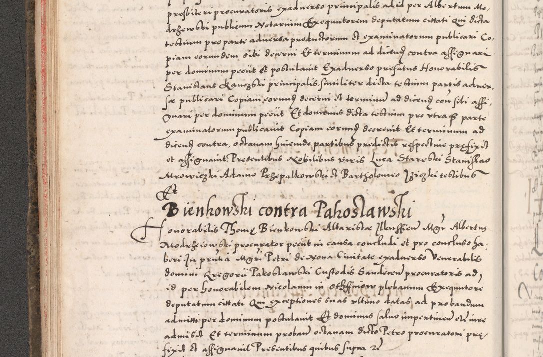 Zdjęcie nr 68 dla obiektu archiwalnego: Acta actorum causarum, sententiarum tam diffinitivarum quam interloquutoriarum, decretorum, obligationum, quietationum, constitutionum procuratorum etc. coram reverendo domino Martino Izdbienski de Russiecz archidiacono Posnaniensi, custode et in spiritualibus vicario generali Cracoviensi, ad annum Domini millesimum quingesimum sexagesimum quintum, cuius indictio octava, pontificatus Pii pape, annus sextus, continuantur