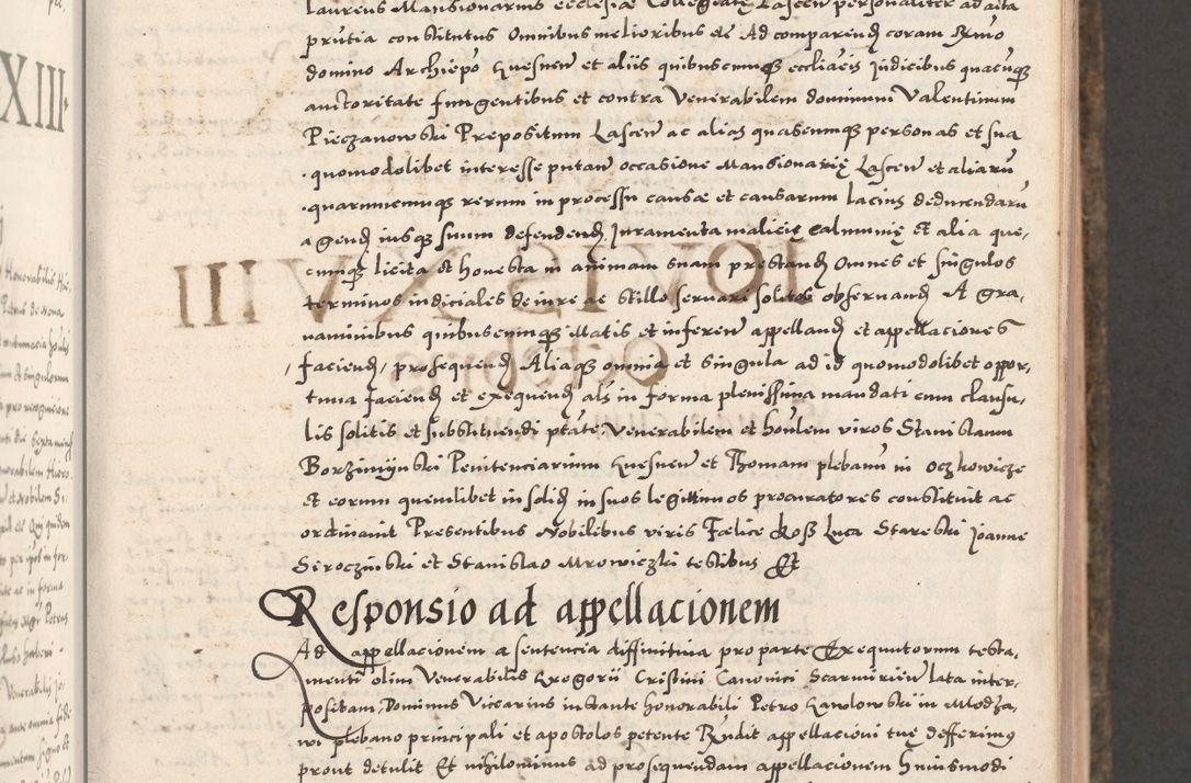 Zdjęcie nr 59 dla obiektu archiwalnego: Acta actorum causarum, sententiarum tam diffinitivarum quam interloquutoriarum, decretorum, obligationum, quietationum, constitutionum procuratorum etc. coram reverendo domino Martino Izdbienski de Russiecz archidiacono Posnaniensi, custode et in spiritualibus vicario generali Cracoviensi, ad annum Domini millesimum quingesimum sexagesimum quintum, cuius indictio octava, pontificatus Pii pape, annus sextus, continuantur