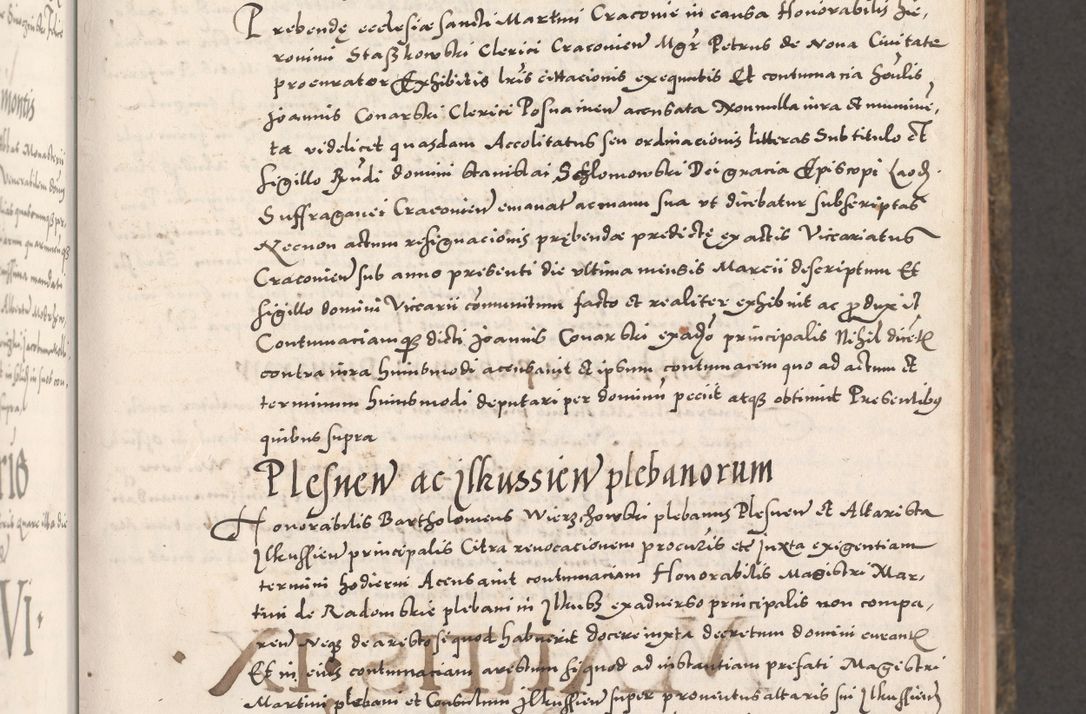 Zdjęcie nr 53 dla obiektu archiwalnego: Acta actorum causarum, sententiarum tam diffinitivarum quam interloquutoriarum, decretorum, obligationum, quietationum, constitutionum procuratorum etc. coram reverendo domino Martino Izdbienski de Russiecz archidiacono Posnaniensi, custode et in spiritualibus vicario generali Cracoviensi, ad annum Domini millesimum quingesimum sexagesimum quintum, cuius indictio octava, pontificatus Pii pape, annus sextus, continuantur