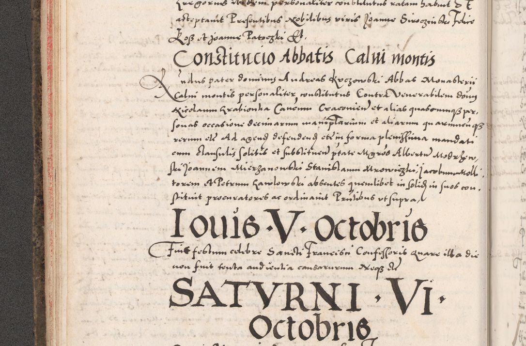 Zdjęcie nr 52 dla obiektu archiwalnego: Acta actorum causarum, sententiarum tam diffinitivarum quam interloquutoriarum, decretorum, obligationum, quietationum, constitutionum procuratorum etc. coram reverendo domino Martino Izdbienski de Russiecz archidiacono Posnaniensi, custode et in spiritualibus vicario generali Cracoviensi, ad annum Domini millesimum quingesimum sexagesimum quintum, cuius indictio octava, pontificatus Pii pape, annus sextus, continuantur
