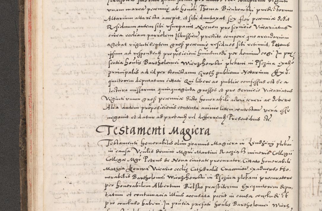 Zdjęcie nr 50 dla obiektu archiwalnego: Acta actorum causarum, sententiarum tam diffinitivarum quam interloquutoriarum, decretorum, obligationum, quietationum, constitutionum procuratorum etc. coram reverendo domino Martino Izdbienski de Russiecz archidiacono Posnaniensi, custode et in spiritualibus vicario generali Cracoviensi, ad annum Domini millesimum quingesimum sexagesimum quintum, cuius indictio octava, pontificatus Pii pape, annus sextus, continuantur