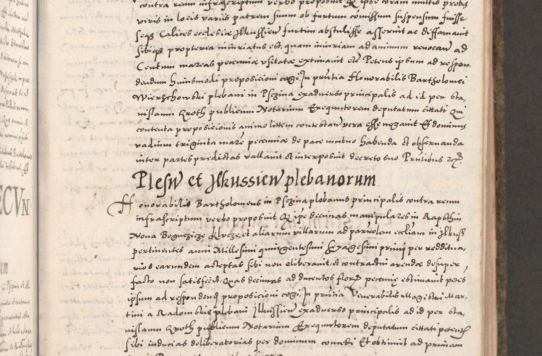 Zdjęcie nr 49 dla obiektu archiwalnego: Acta actorum causarum, sententiarum tam diffinitivarum quam interloquutoriarum, decretorum, obligationum, quietationum, constitutionum procuratorum etc. coram reverendo domino Martino Izdbienski de Russiecz archidiacono Posnaniensi, custode et in spiritualibus vicario generali Cracoviensi, ad annum Domini millesimum quingesimum sexagesimum quintum, cuius indictio octava, pontificatus Pii pape, annus sextus, continuantur