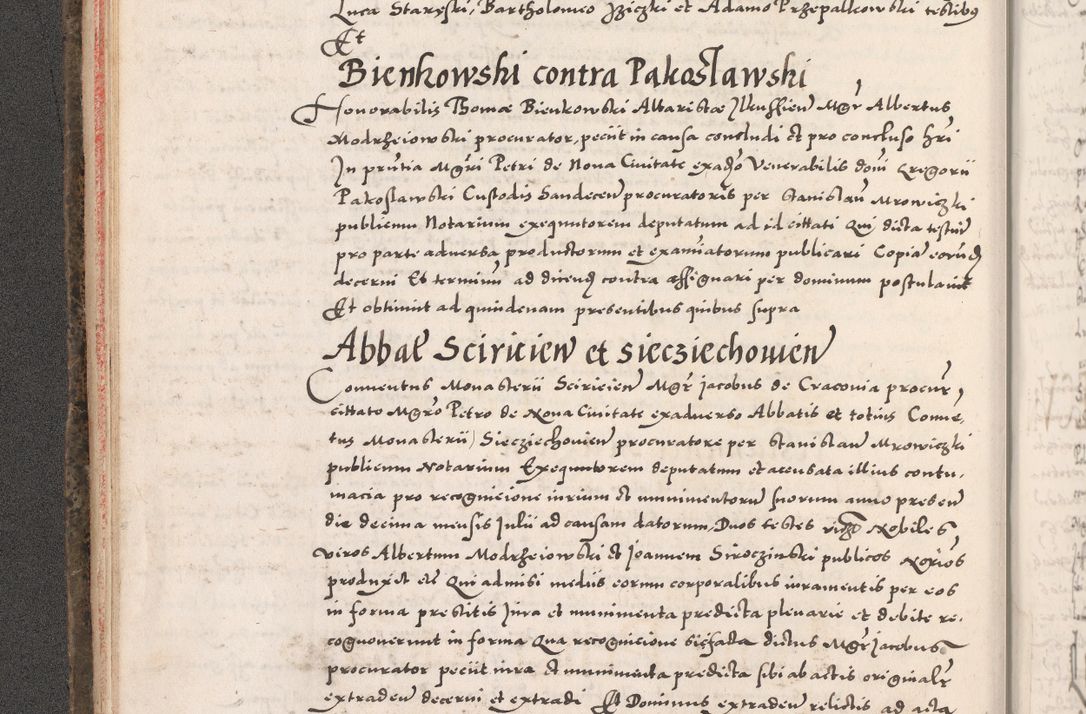 Zdjęcie nr 46 dla obiektu archiwalnego: Acta actorum causarum, sententiarum tam diffinitivarum quam interloquutoriarum, decretorum, obligationum, quietationum, constitutionum procuratorum etc. coram reverendo domino Martino Izdbienski de Russiecz archidiacono Posnaniensi, custode et in spiritualibus vicario generali Cracoviensi, ad annum Domini millesimum quingesimum sexagesimum quintum, cuius indictio octava, pontificatus Pii pape, annus sextus, continuantur