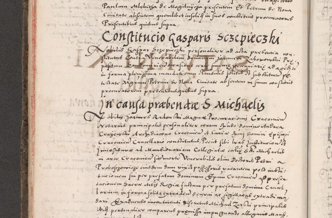 Zdjęcie nr 25 dla obiektu archiwalnego: Acta actorum causarum, sententiarum tam diffinitivarum quam interloquutoriarum, decretorum, obligationum, quietationum, constitutionum procuratorum etc. coram reverendo domino Martino Izdbienski de Russiecz archidiacono Posnaniensi, custode et in spiritualibus vicario generali Cracoviensi, ad annum Domini millesimum quingesimum sexagesimum quintum, cuius indictio octava, pontificatus Pii pape, annus sextus, continuantur