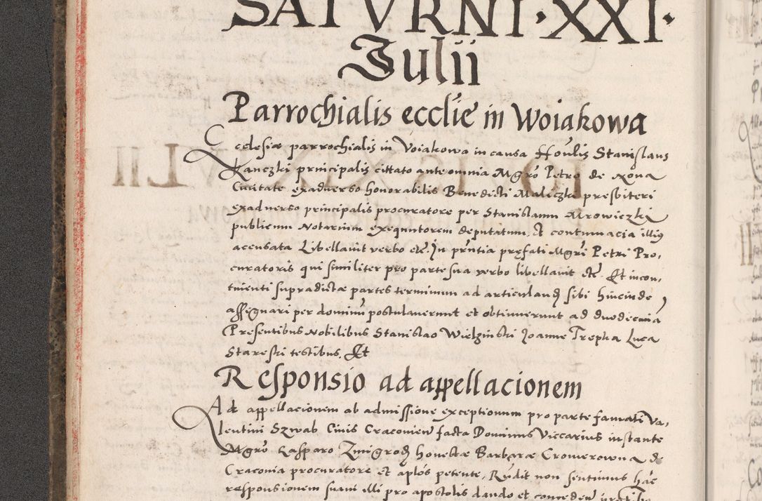 Zdjęcie nr 22 dla obiektu archiwalnego: Acta actorum causarum, sententiarum tam diffinitivarum quam interloquutoriarum, decretorum, obligationum, quietationum, constitutionum procuratorum etc. coram reverendo domino Martino Izdbienski de Russiecz archidiacono Posnaniensi, custode et in spiritualibus vicario generali Cracoviensi, ad annum Domini millesimum quingesimum sexagesimum quintum, cuius indictio octava, pontificatus Pii pape, annus sextus, continuantur