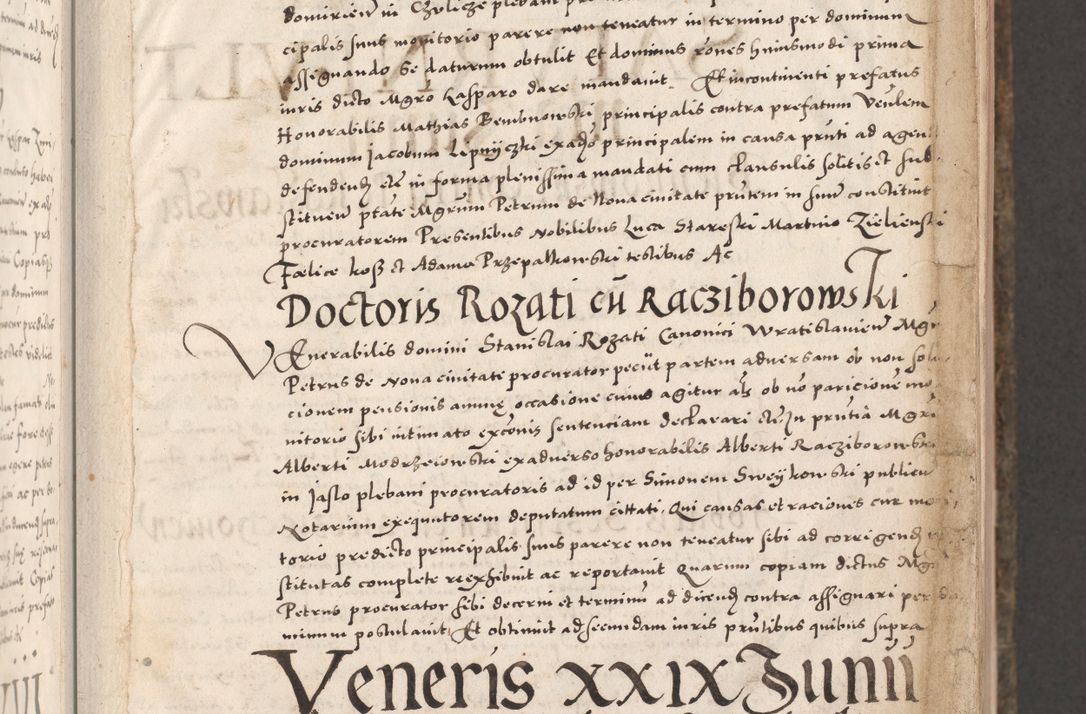 Zdjęcie nr 11 dla obiektu archiwalnego: Acta actorum causarum, sententiarum tam diffinitivarum quam interloquutoriarum, decretorum, obligationum, quietationum, constitutionum procuratorum etc. coram reverendo domino Martino Izdbienski de Russiecz archidiacono Posnaniensi, custode et in spiritualibus vicario generali Cracoviensi, ad annum Domini millesimum quingesimum sexagesimum quintum, cuius indictio octava, pontificatus Pii pape, annus sextus, continuantur