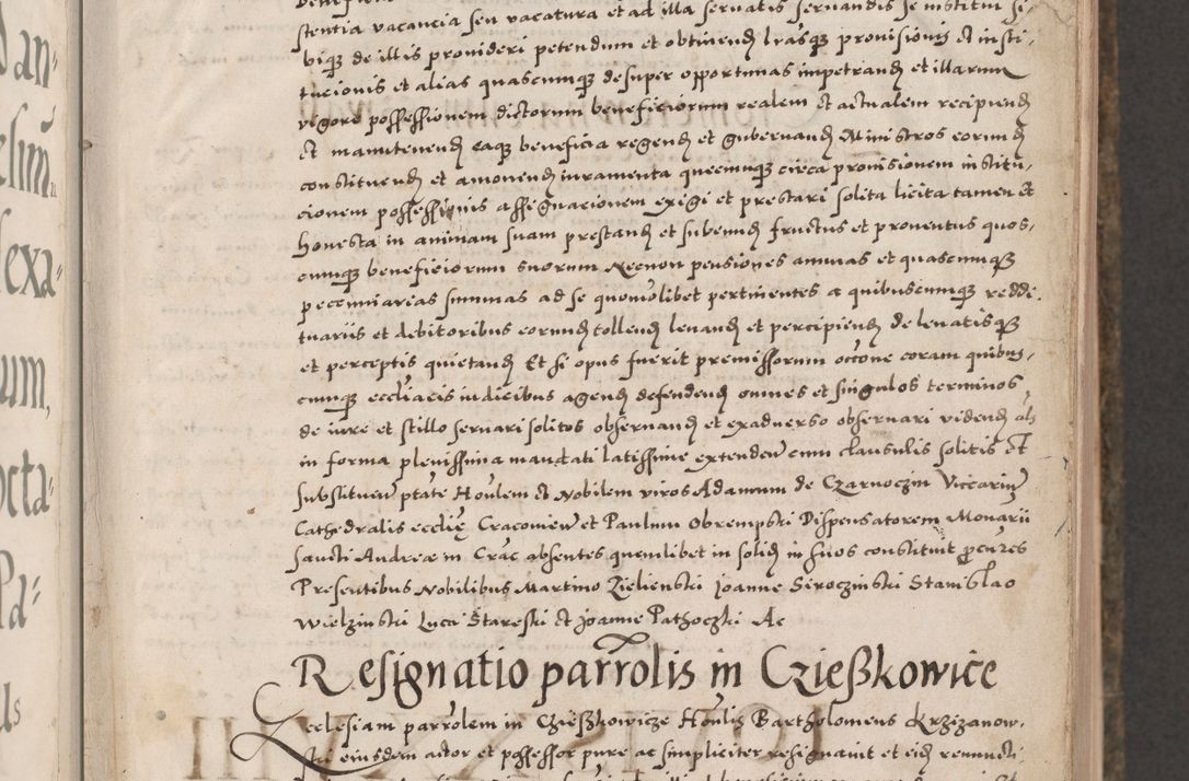 Zdjęcie nr 9 dla obiektu archiwalnego: Acta actorum causarum, sententiarum tam diffinitivarum quam interloquutoriarum, decretorum, obligationum, quietationum, constitutionum procuratorum etc. coram reverendo domino Martino Izdbienski de Russiecz archidiacono Posnaniensi, custode et in spiritualibus vicario generali Cracoviensi, ad annum Domini millesimum quingesimum sexagesimum quintum, cuius indictio octava, pontificatus Pii pape, annus sextus, continuantur