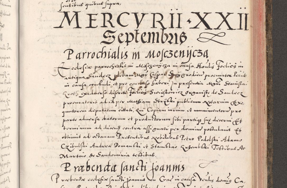 Zdjęcie nr 805 dla obiektu archiwalnego: Acta actorum causarum, sententiarum tam diffinitivarum quam interloquutoriarum, decretorum, obligationum, quietationum, constitutionum procuratorum etc. coram reverendo domino Martino Izdbienski de Russiecz archidiacono Posnaniensi, custode et in spiritualibus vicario generali Cracoviensi, ad annum Domini millesimum quingesimum sexagesimum quintum, cuius indictio octava, pontificatus Pii pape, annus sextus, continuantur
