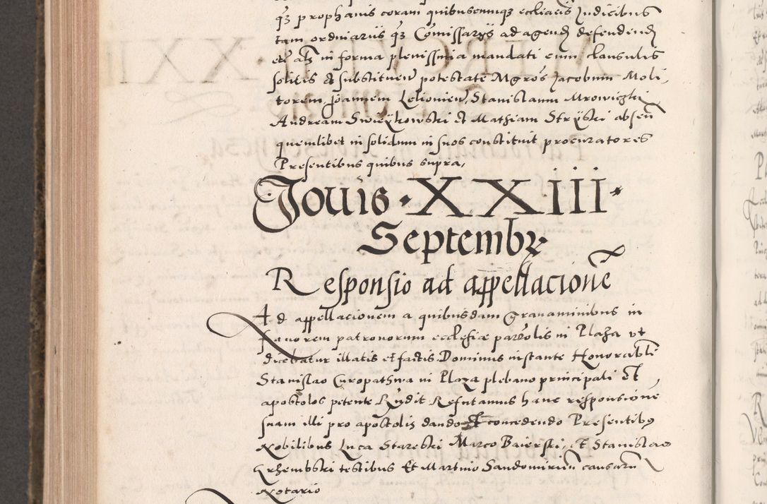 Zdjęcie nr 806 dla obiektu archiwalnego: Acta actorum causarum, sententiarum tam diffinitivarum quam interloquutoriarum, decretorum, obligationum, quietationum, constitutionum procuratorum etc. coram reverendo domino Martino Izdbienski de Russiecz archidiacono Posnaniensi, custode et in spiritualibus vicario generali Cracoviensi, ad annum Domini millesimum quingesimum sexagesimum quintum, cuius indictio octava, pontificatus Pii pape, annus sextus, continuantur