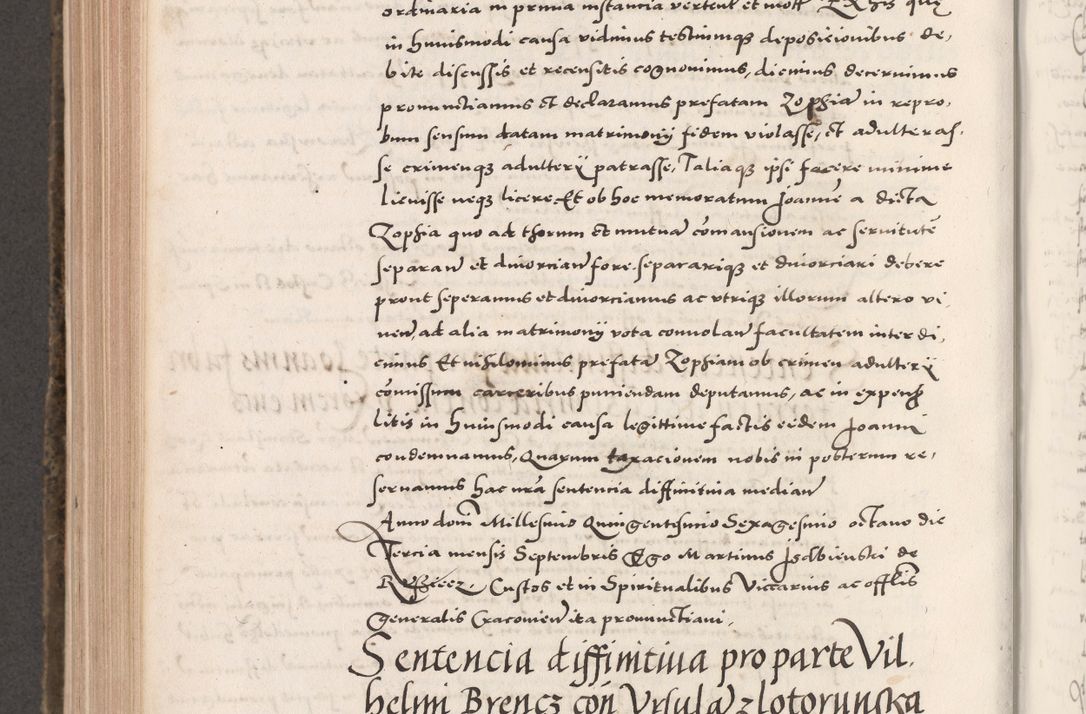 Zdjęcie nr 778 dla obiektu archiwalnego: Acta actorum causarum, sententiarum tam diffinitivarum quam interloquutoriarum, decretorum, obligationum, quietationum, constitutionum procuratorum etc. coram reverendo domino Martino Izdbienski de Russiecz archidiacono Posnaniensi, custode et in spiritualibus vicario generali Cracoviensi, ad annum Domini millesimum quingesimum sexagesimum quintum, cuius indictio octava, pontificatus Pii pape, annus sextus, continuantur