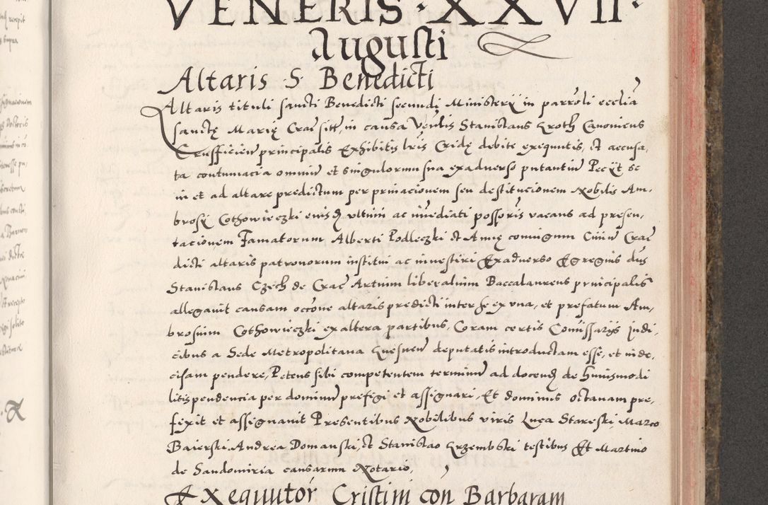 Zdjęcie nr 761 dla obiektu archiwalnego: Acta actorum causarum, sententiarum tam diffinitivarum quam interloquutoriarum, decretorum, obligationum, quietationum, constitutionum procuratorum etc. coram reverendo domino Martino Izdbienski de Russiecz archidiacono Posnaniensi, custode et in spiritualibus vicario generali Cracoviensi, ad annum Domini millesimum quingesimum sexagesimum quintum, cuius indictio octava, pontificatus Pii pape, annus sextus, continuantur