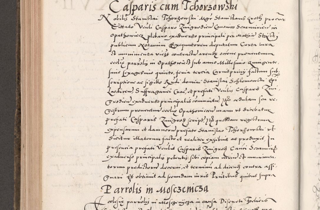 Zdjęcie nr 762 dla obiektu archiwalnego: Acta actorum causarum, sententiarum tam diffinitivarum quam interloquutoriarum, decretorum, obligationum, quietationum, constitutionum procuratorum etc. coram reverendo domino Martino Izdbienski de Russiecz archidiacono Posnaniensi, custode et in spiritualibus vicario generali Cracoviensi, ad annum Domini millesimum quingesimum sexagesimum quintum, cuius indictio octava, pontificatus Pii pape, annus sextus, continuantur