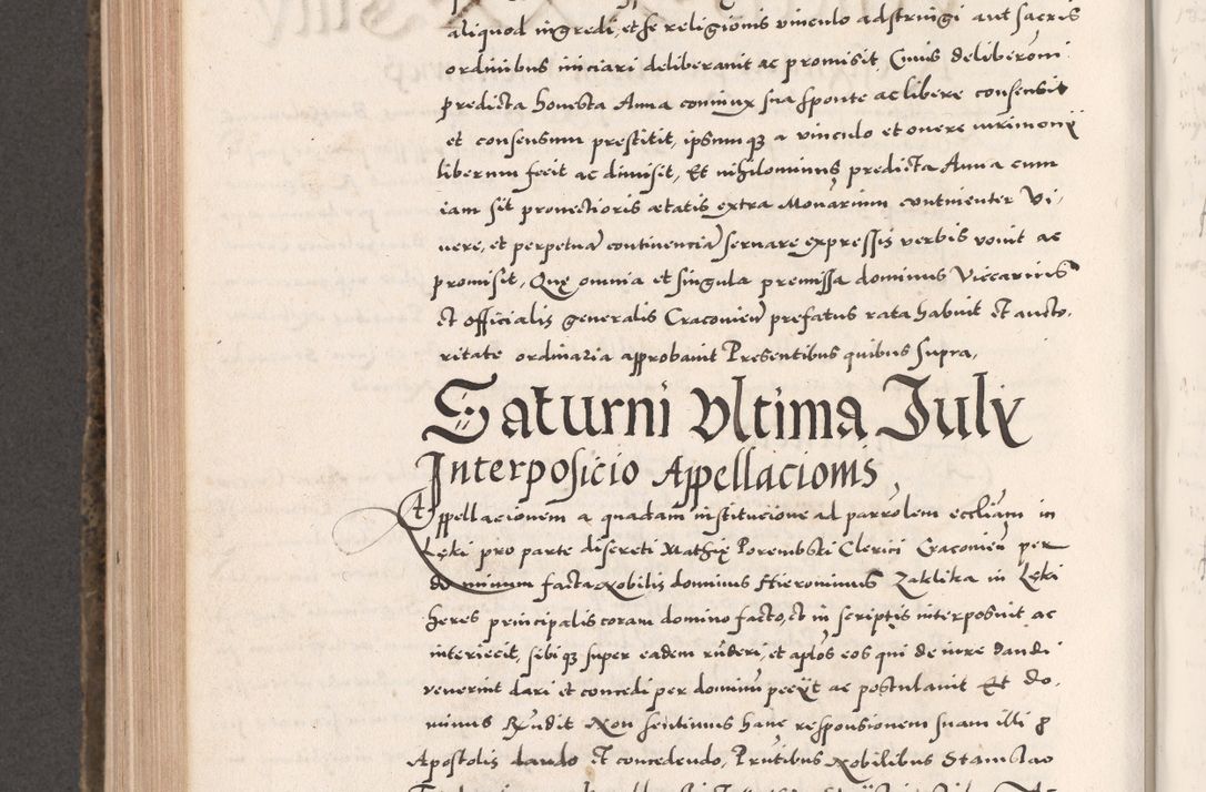 Zdjęcie nr 748 dla obiektu archiwalnego: Acta actorum causarum, sententiarum tam diffinitivarum quam interloquutoriarum, decretorum, obligationum, quietationum, constitutionum procuratorum etc. coram reverendo domino Martino Izdbienski de Russiecz archidiacono Posnaniensi, custode et in spiritualibus vicario generali Cracoviensi, ad annum Domini millesimum quingesimum sexagesimum quintum, cuius indictio octava, pontificatus Pii pape, annus sextus, continuantur
