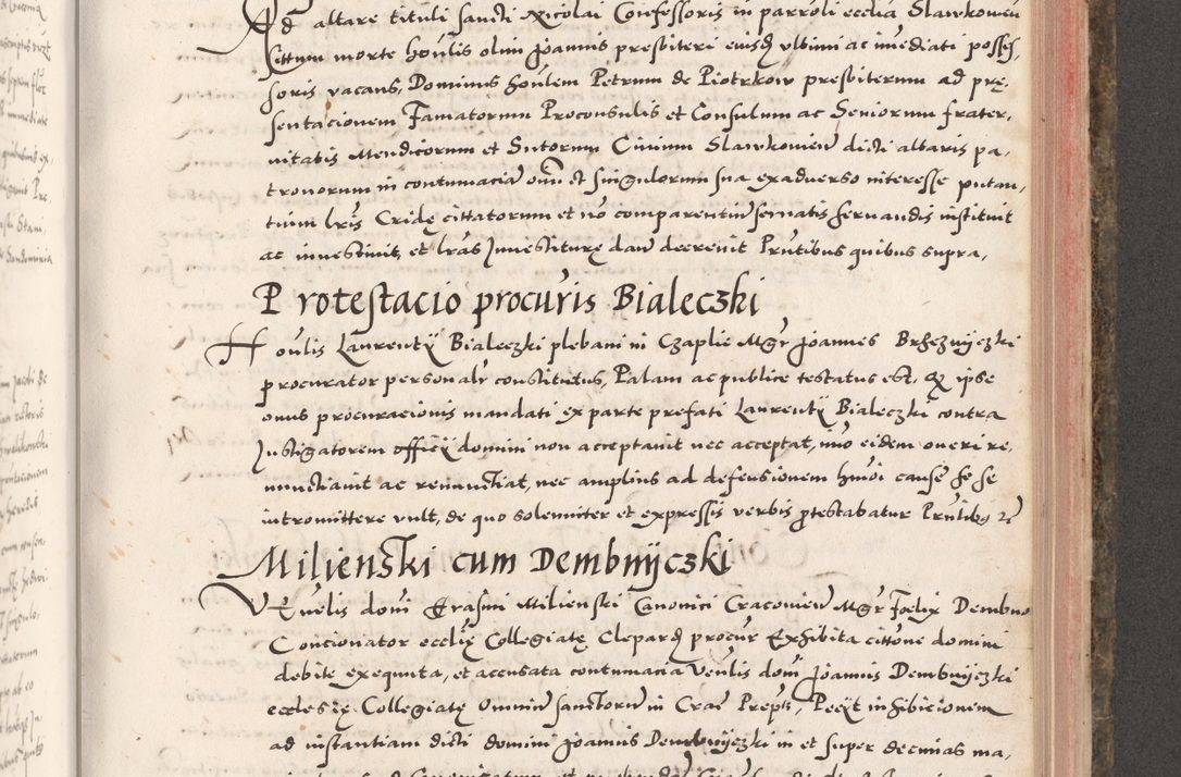 Zdjęcie nr 751 dla obiektu archiwalnego: Acta actorum causarum, sententiarum tam diffinitivarum quam interloquutoriarum, decretorum, obligationum, quietationum, constitutionum procuratorum etc. coram reverendo domino Martino Izdbienski de Russiecz archidiacono Posnaniensi, custode et in spiritualibus vicario generali Cracoviensi, ad annum Domini millesimum quingesimum sexagesimum quintum, cuius indictio octava, pontificatus Pii pape, annus sextus, continuantur