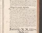 Zdjęcie nr 743 dla obiektu archiwalnego: Acta actorum causarum, sententiarum tam diffinitivarum quam interloquutoriarum, decretorum, obligationum, quietationum, constitutionum procuratorum etc. coram reverendo domino Martino Izdbienski de Russiecz archidiacono Posnaniensi, custode et in spiritualibus vicario generali Cracoviensi, ad annum Domini millesimum quingesimum sexagesimum quintum, cuius indictio octava, pontificatus Pii pape, annus sextus, continuantur
