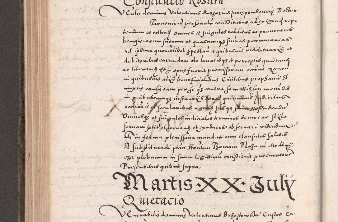 Zdjęcie nr 740 dla obiektu archiwalnego: Acta actorum causarum, sententiarum tam diffinitivarum quam interloquutoriarum, decretorum, obligationum, quietationum, constitutionum procuratorum etc. coram reverendo domino Martino Izdbienski de Russiecz archidiacono Posnaniensi, custode et in spiritualibus vicario generali Cracoviensi, ad annum Domini millesimum quingesimum sexagesimum quintum, cuius indictio octava, pontificatus Pii pape, annus sextus, continuantur