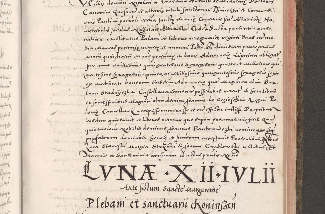 Zdjęcie nr 733 dla obiektu archiwalnego: Acta actorum causarum, sententiarum tam diffinitivarum quam interloquutoriarum, decretorum, obligationum, quietationum, constitutionum procuratorum etc. coram reverendo domino Martino Izdbienski de Russiecz archidiacono Posnaniensi, custode et in spiritualibus vicario generali Cracoviensi, ad annum Domini millesimum quingesimum sexagesimum quintum, cuius indictio octava, pontificatus Pii pape, annus sextus, continuantur