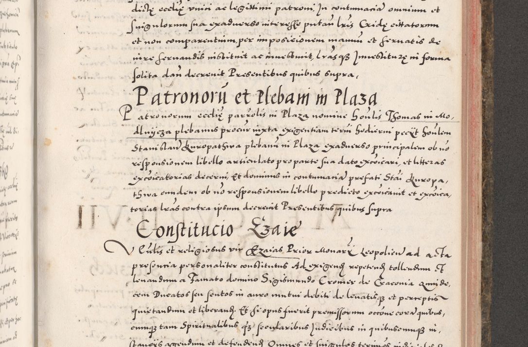 Zdjęcie nr 725 dla obiektu archiwalnego: Acta actorum causarum, sententiarum tam diffinitivarum quam interloquutoriarum, decretorum, obligationum, quietationum, constitutionum procuratorum etc. coram reverendo domino Martino Izdbienski de Russiecz archidiacono Posnaniensi, custode et in spiritualibus vicario generali Cracoviensi, ad annum Domini millesimum quingesimum sexagesimum quintum, cuius indictio octava, pontificatus Pii pape, annus sextus, continuantur