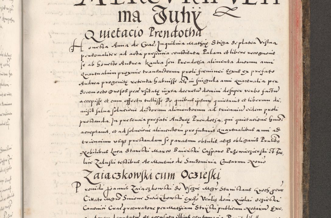 Zdjęcie nr 721 dla obiektu archiwalnego: Acta actorum causarum, sententiarum tam diffinitivarum quam interloquutoriarum, decretorum, obligationum, quietationum, constitutionum procuratorum etc. coram reverendo domino Martino Izdbienski de Russiecz archidiacono Posnaniensi, custode et in spiritualibus vicario generali Cracoviensi, ad annum Domini millesimum quingesimum sexagesimum quintum, cuius indictio octava, pontificatus Pii pape, annus sextus, continuantur