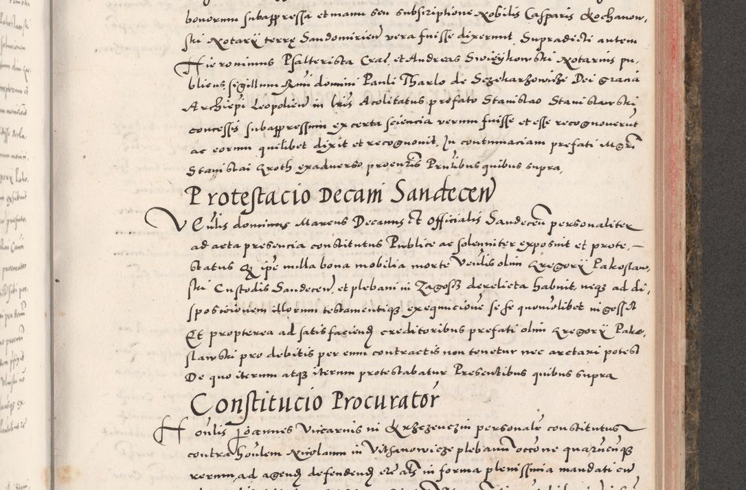 Zdjęcie nr 719 dla obiektu archiwalnego: Acta actorum causarum, sententiarum tam diffinitivarum quam interloquutoriarum, decretorum, obligationum, quietationum, constitutionum procuratorum etc. coram reverendo domino Martino Izdbienski de Russiecz archidiacono Posnaniensi, custode et in spiritualibus vicario generali Cracoviensi, ad annum Domini millesimum quingesimum sexagesimum quintum, cuius indictio octava, pontificatus Pii pape, annus sextus, continuantur