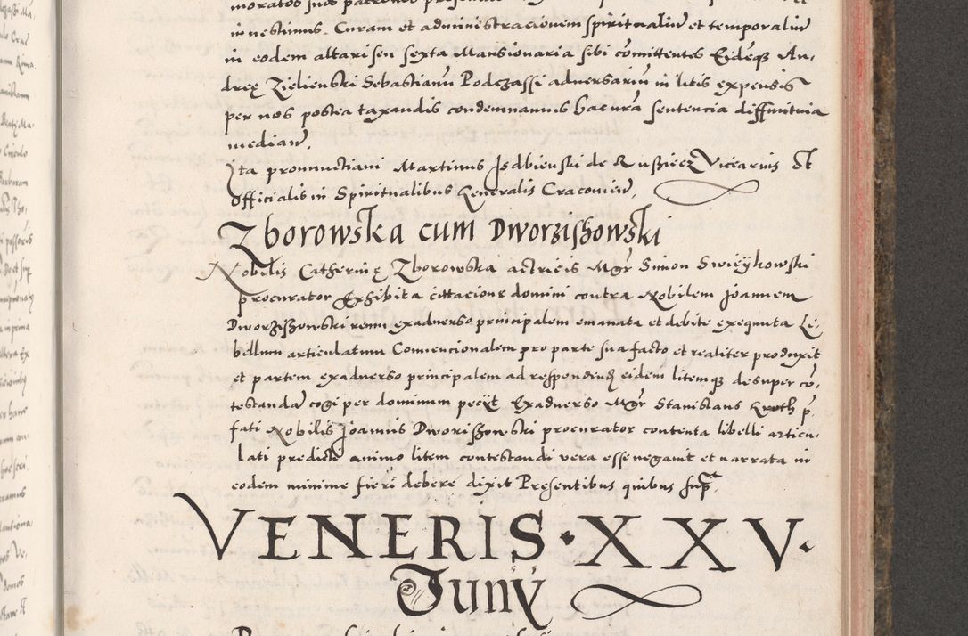 Zdjęcie nr 713 dla obiektu archiwalnego: Acta actorum causarum, sententiarum tam diffinitivarum quam interloquutoriarum, decretorum, obligationum, quietationum, constitutionum procuratorum etc. coram reverendo domino Martino Izdbienski de Russiecz archidiacono Posnaniensi, custode et in spiritualibus vicario generali Cracoviensi, ad annum Domini millesimum quingesimum sexagesimum quintum, cuius indictio octava, pontificatus Pii pape, annus sextus, continuantur