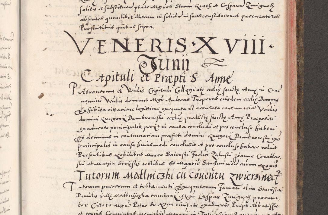 Zdjęcie nr 705 dla obiektu archiwalnego: Acta actorum causarum, sententiarum tam diffinitivarum quam interloquutoriarum, decretorum, obligationum, quietationum, constitutionum procuratorum etc. coram reverendo domino Martino Izdbienski de Russiecz archidiacono Posnaniensi, custode et in spiritualibus vicario generali Cracoviensi, ad annum Domini millesimum quingesimum sexagesimum quintum, cuius indictio octava, pontificatus Pii pape, annus sextus, continuantur