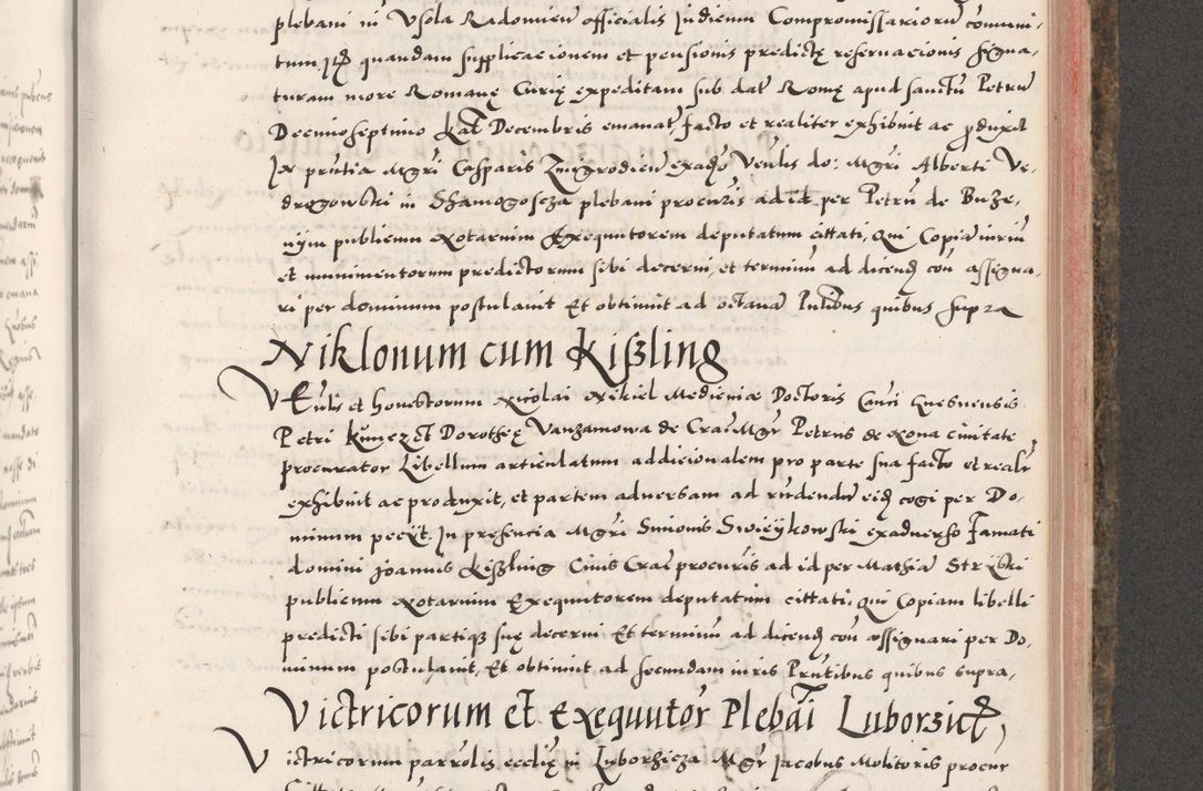 Zdjęcie nr 695 dla obiektu archiwalnego: Acta actorum causarum, sententiarum tam diffinitivarum quam interloquutoriarum, decretorum, obligationum, quietationum, constitutionum procuratorum etc. coram reverendo domino Martino Izdbienski de Russiecz archidiacono Posnaniensi, custode et in spiritualibus vicario generali Cracoviensi, ad annum Domini millesimum quingesimum sexagesimum quintum, cuius indictio octava, pontificatus Pii pape, annus sextus, continuantur