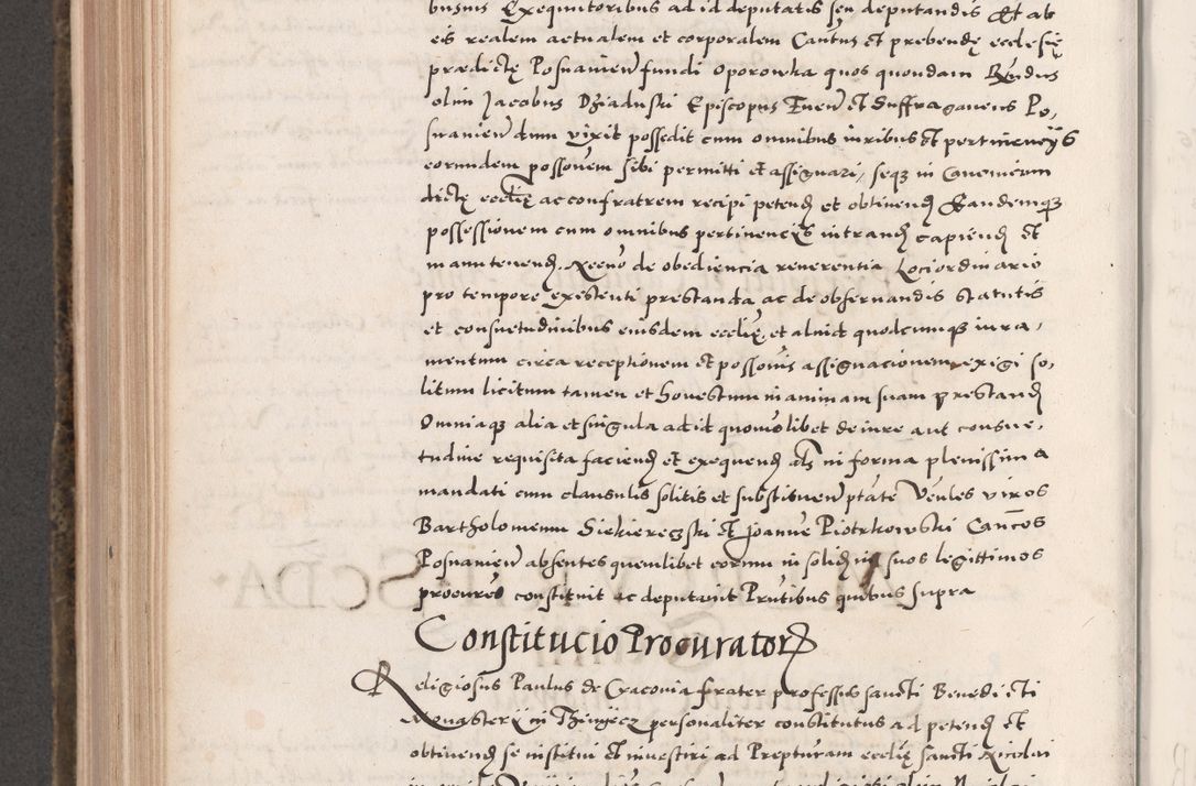 Zdjęcie nr 686 dla obiektu archiwalnego: Acta actorum causarum, sententiarum tam diffinitivarum quam interloquutoriarum, decretorum, obligationum, quietationum, constitutionum procuratorum etc. coram reverendo domino Martino Izdbienski de Russiecz archidiacono Posnaniensi, custode et in spiritualibus vicario generali Cracoviensi, ad annum Domini millesimum quingesimum sexagesimum quintum, cuius indictio octava, pontificatus Pii pape, annus sextus, continuantur