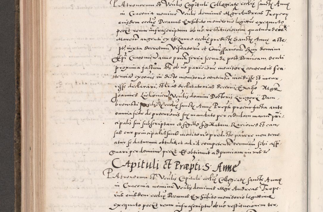 Zdjęcie nr 682 dla obiektu archiwalnego: Acta actorum causarum, sententiarum tam diffinitivarum quam interloquutoriarum, decretorum, obligationum, quietationum, constitutionum procuratorum etc. coram reverendo domino Martino Izdbienski de Russiecz archidiacono Posnaniensi, custode et in spiritualibus vicario generali Cracoviensi, ad annum Domini millesimum quingesimum sexagesimum quintum, cuius indictio octava, pontificatus Pii pape, annus sextus, continuantur