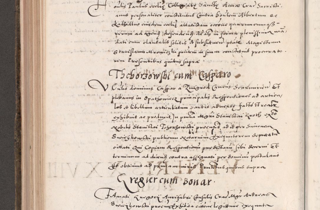 Zdjęcie nr 680 dla obiektu archiwalnego: Acta actorum causarum, sententiarum tam diffinitivarum quam interloquutoriarum, decretorum, obligationum, quietationum, constitutionum procuratorum etc. coram reverendo domino Martino Izdbienski de Russiecz archidiacono Posnaniensi, custode et in spiritualibus vicario generali Cracoviensi, ad annum Domini millesimum quingesimum sexagesimum quintum, cuius indictio octava, pontificatus Pii pape, annus sextus, continuantur