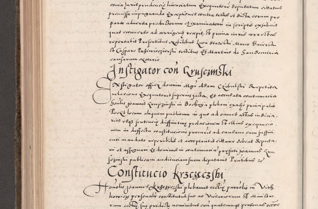 Zdjęcie nr 678 dla obiektu archiwalnego: Acta actorum causarum, sententiarum tam diffinitivarum quam interloquutoriarum, decretorum, obligationum, quietationum, constitutionum procuratorum etc. coram reverendo domino Martino Izdbienski de Russiecz archidiacono Posnaniensi, custode et in spiritualibus vicario generali Cracoviensi, ad annum Domini millesimum quingesimum sexagesimum quintum, cuius indictio octava, pontificatus Pii pape, annus sextus, continuantur