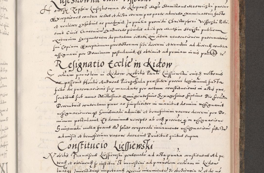 Zdjęcie nr 675 dla obiektu archiwalnego: Acta actorum causarum, sententiarum tam diffinitivarum quam interloquutoriarum, decretorum, obligationum, quietationum, constitutionum procuratorum etc. coram reverendo domino Martino Izdbienski de Russiecz archidiacono Posnaniensi, custode et in spiritualibus vicario generali Cracoviensi, ad annum Domini millesimum quingesimum sexagesimum quintum, cuius indictio octava, pontificatus Pii pape, annus sextus, continuantur
