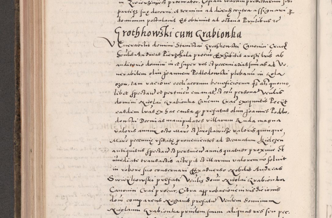 Zdjęcie nr 672 dla obiektu archiwalnego: Acta actorum causarum, sententiarum tam diffinitivarum quam interloquutoriarum, decretorum, obligationum, quietationum, constitutionum procuratorum etc. coram reverendo domino Martino Izdbienski de Russiecz archidiacono Posnaniensi, custode et in spiritualibus vicario generali Cracoviensi, ad annum Domini millesimum quingesimum sexagesimum quintum, cuius indictio octava, pontificatus Pii pape, annus sextus, continuantur