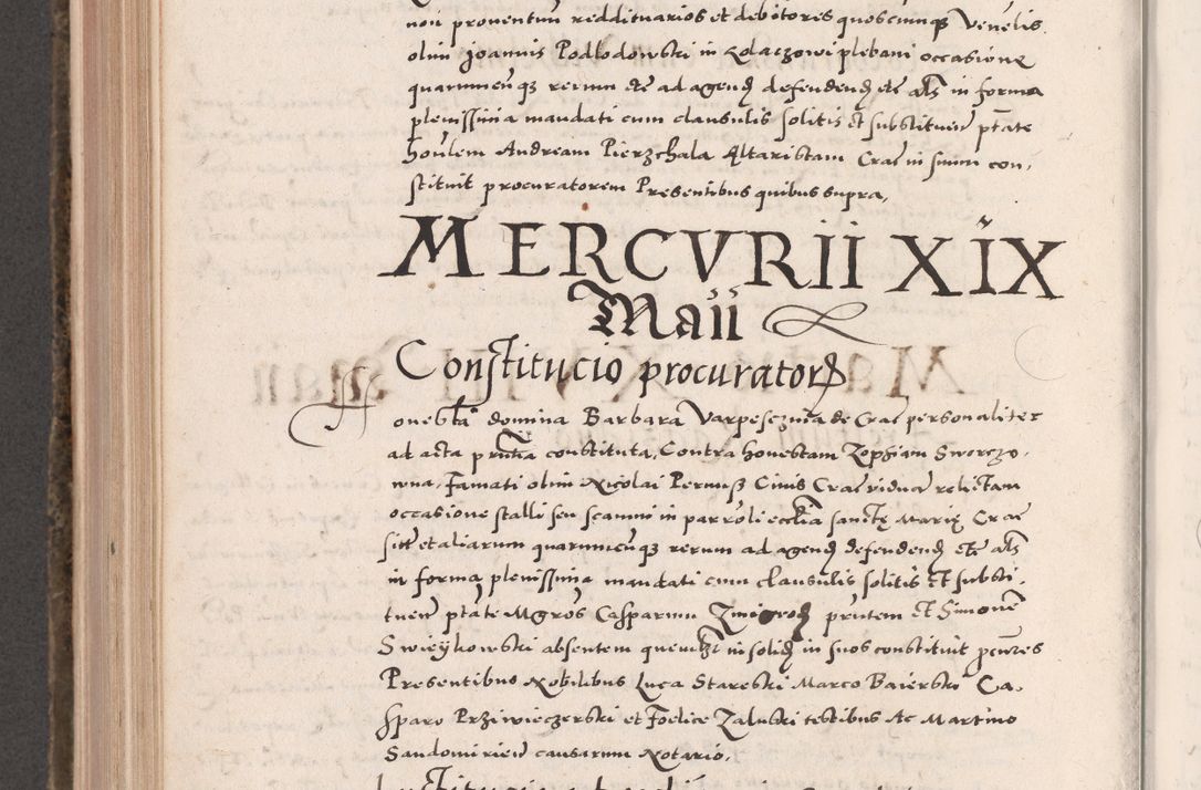 Zdjęcie nr 670 dla obiektu archiwalnego: Acta actorum causarum, sententiarum tam diffinitivarum quam interloquutoriarum, decretorum, obligationum, quietationum, constitutionum procuratorum etc. coram reverendo domino Martino Izdbienski de Russiecz archidiacono Posnaniensi, custode et in spiritualibus vicario generali Cracoviensi, ad annum Domini millesimum quingesimum sexagesimum quintum, cuius indictio octava, pontificatus Pii pape, annus sextus, continuantur
