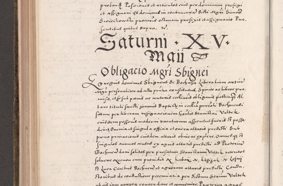 Zdjęcie nr 664 dla obiektu archiwalnego: Acta actorum causarum, sententiarum tam diffinitivarum quam interloquutoriarum, decretorum, obligationum, quietationum, constitutionum procuratorum etc. coram reverendo domino Martino Izdbienski de Russiecz archidiacono Posnaniensi, custode et in spiritualibus vicario generali Cracoviensi, ad annum Domini millesimum quingesimum sexagesimum quintum, cuius indictio octava, pontificatus Pii pape, annus sextus, continuantur