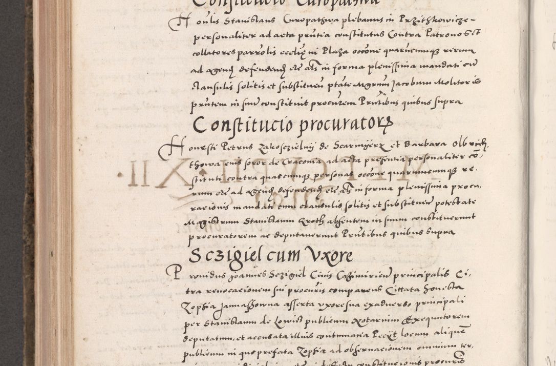 Zdjęcie nr 660 dla obiektu archiwalnego: Acta actorum causarum, sententiarum tam diffinitivarum quam interloquutoriarum, decretorum, obligationum, quietationum, constitutionum procuratorum etc. coram reverendo domino Martino Izdbienski de Russiecz archidiacono Posnaniensi, custode et in spiritualibus vicario generali Cracoviensi, ad annum Domini millesimum quingesimum sexagesimum quintum, cuius indictio octava, pontificatus Pii pape, annus sextus, continuantur