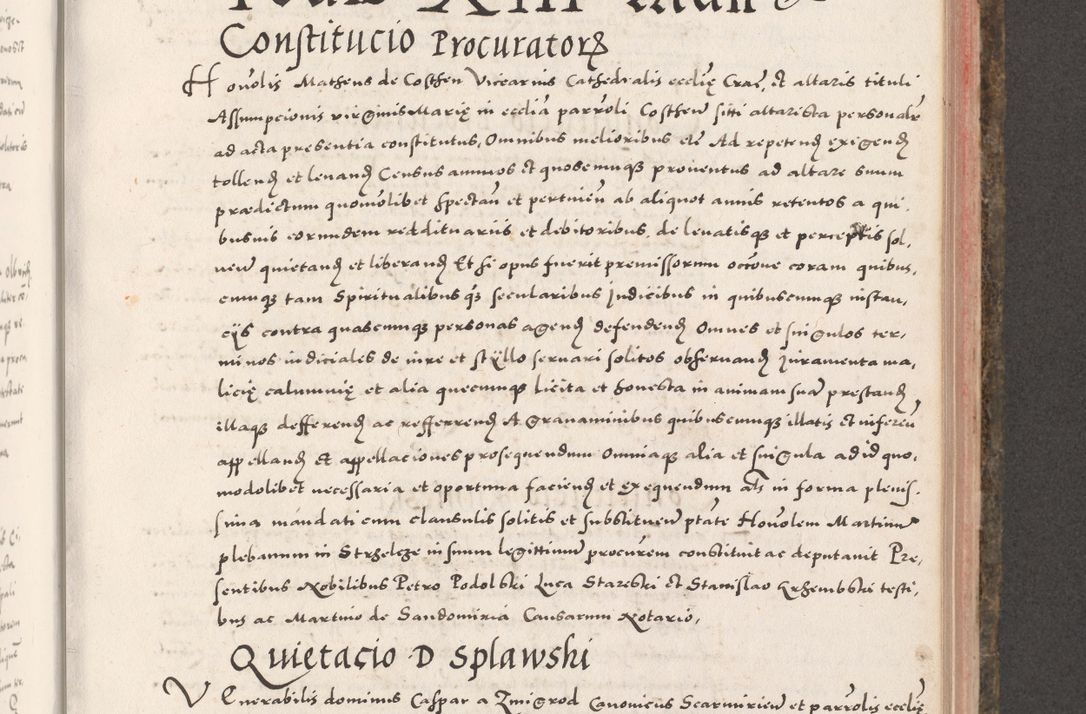 Zdjęcie nr 661 dla obiektu archiwalnego: Acta actorum causarum, sententiarum tam diffinitivarum quam interloquutoriarum, decretorum, obligationum, quietationum, constitutionum procuratorum etc. coram reverendo domino Martino Izdbienski de Russiecz archidiacono Posnaniensi, custode et in spiritualibus vicario generali Cracoviensi, ad annum Domini millesimum quingesimum sexagesimum quintum, cuius indictio octava, pontificatus Pii pape, annus sextus, continuantur