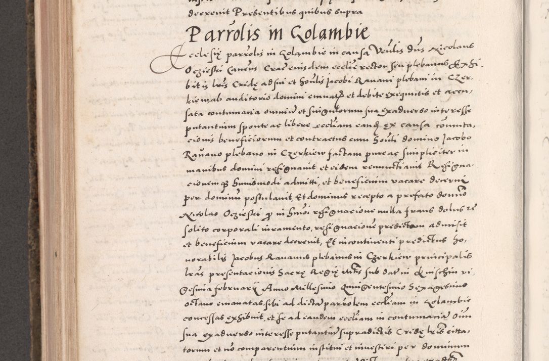 Zdjęcie nr 654 dla obiektu archiwalnego: Acta actorum causarum, sententiarum tam diffinitivarum quam interloquutoriarum, decretorum, obligationum, quietationum, constitutionum procuratorum etc. coram reverendo domino Martino Izdbienski de Russiecz archidiacono Posnaniensi, custode et in spiritualibus vicario generali Cracoviensi, ad annum Domini millesimum quingesimum sexagesimum quintum, cuius indictio octava, pontificatus Pii pape, annus sextus, continuantur