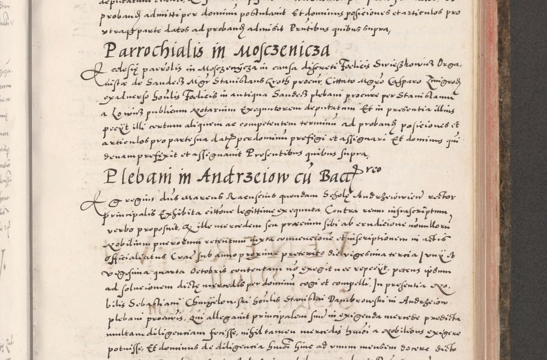 Zdjęcie nr 647 dla obiektu archiwalnego: Acta actorum causarum, sententiarum tam diffinitivarum quam interloquutoriarum, decretorum, obligationum, quietationum, constitutionum procuratorum etc. coram reverendo domino Martino Izdbienski de Russiecz archidiacono Posnaniensi, custode et in spiritualibus vicario generali Cracoviensi, ad annum Domini millesimum quingesimum sexagesimum quintum, cuius indictio octava, pontificatus Pii pape, annus sextus, continuantur
