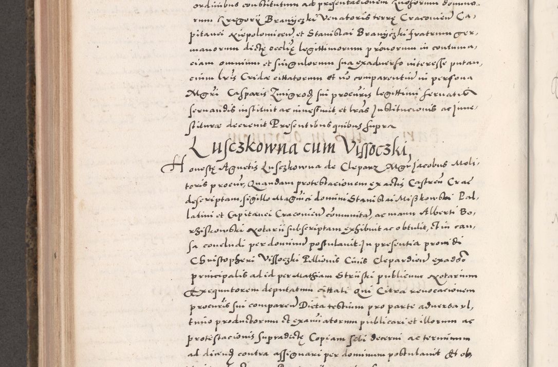 Zdjęcie nr 642 dla obiektu archiwalnego: Acta actorum causarum, sententiarum tam diffinitivarum quam interloquutoriarum, decretorum, obligationum, quietationum, constitutionum procuratorum etc. coram reverendo domino Martino Izdbienski de Russiecz archidiacono Posnaniensi, custode et in spiritualibus vicario generali Cracoviensi, ad annum Domini millesimum quingesimum sexagesimum quintum, cuius indictio octava, pontificatus Pii pape, annus sextus, continuantur